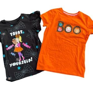 Girls Halloween shirts size 10/12